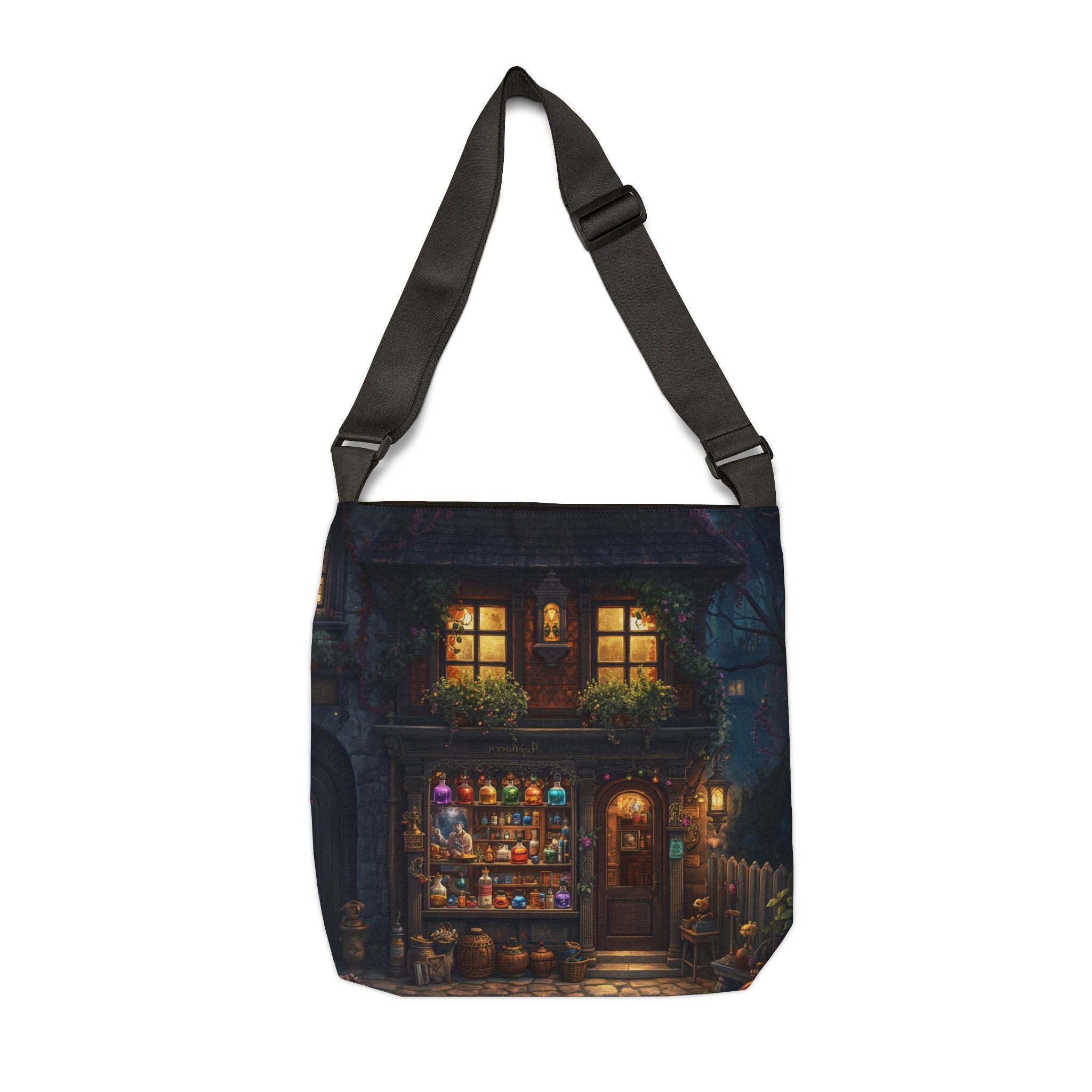 Magic Shop Nightscape Adjustable Tote Bag