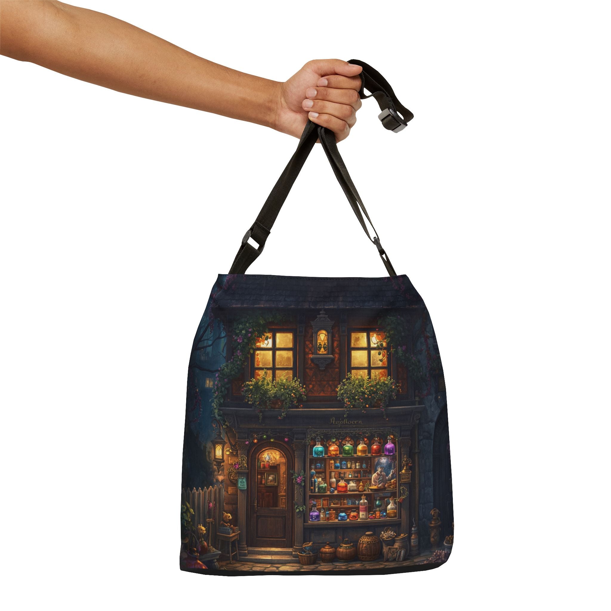 Magic Shop Nightscape Adjustable Tote Bag