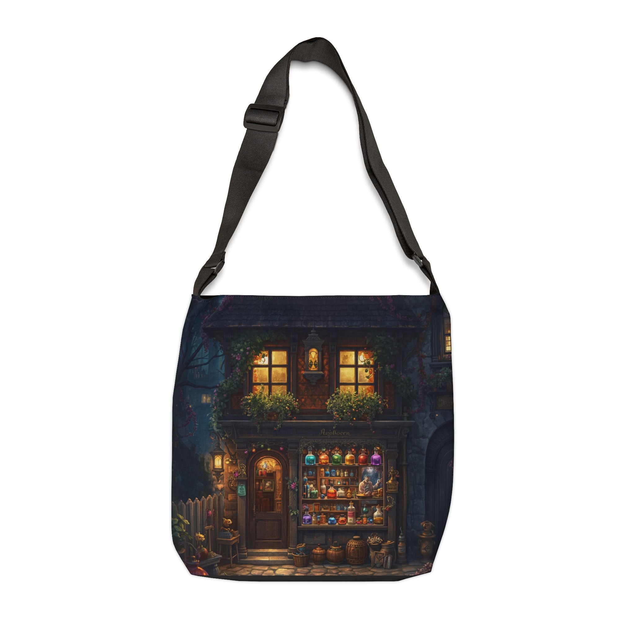Magic Shop Nightscape Adjustable Tote Bag