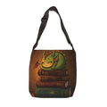 Cute Sleeping Dragon Book Tote — Adjustable Bookbag for Readers & Fantasy Fans