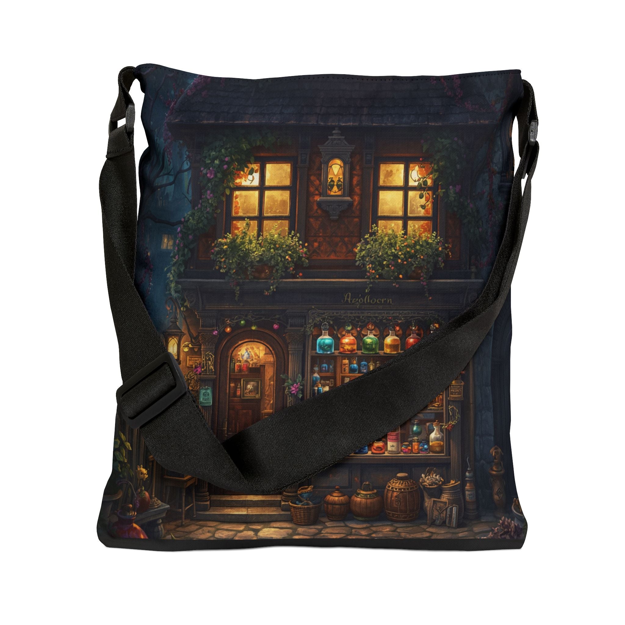 Magic Shop Nightscape Adjustable Tote Bag
