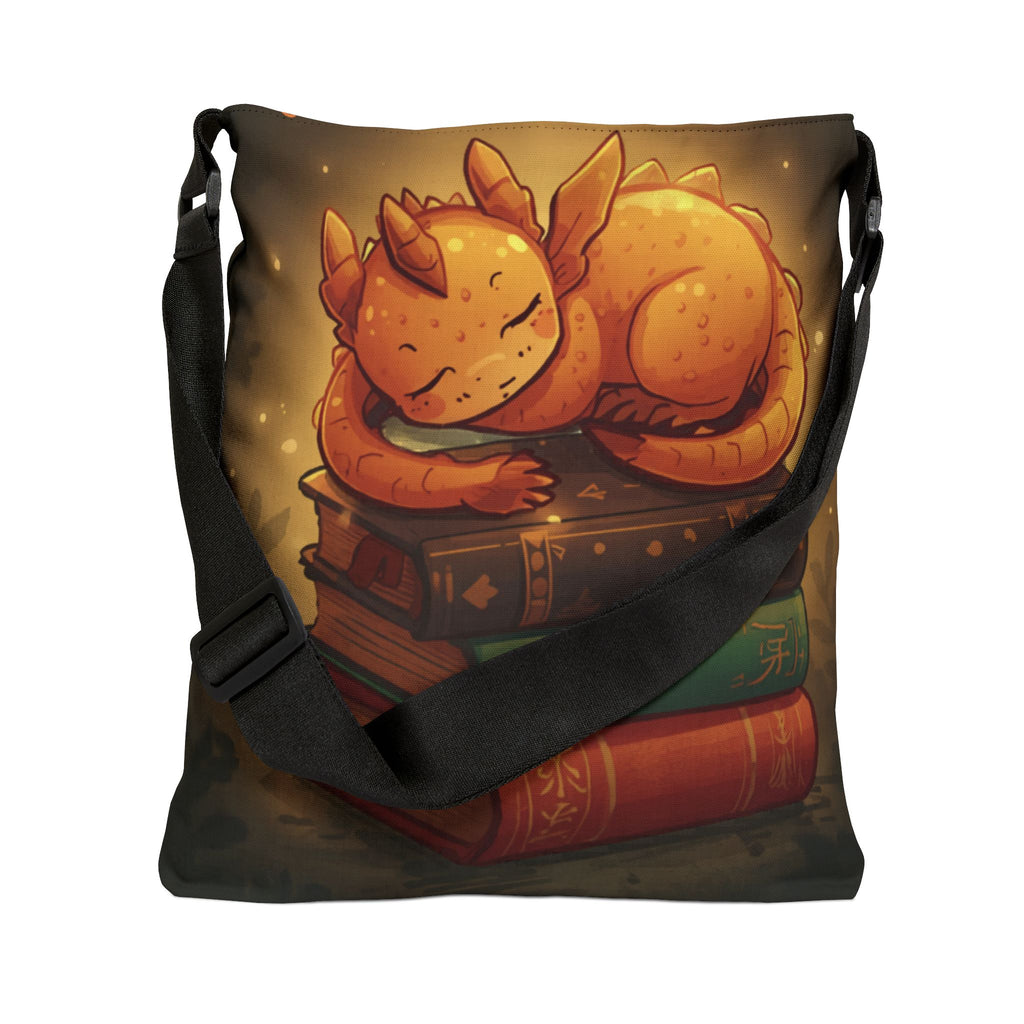 Booklover Dragon Tote Bag