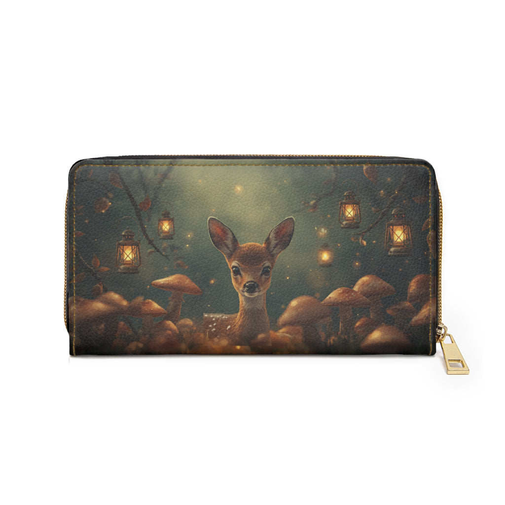 Deer Zipper Wallet