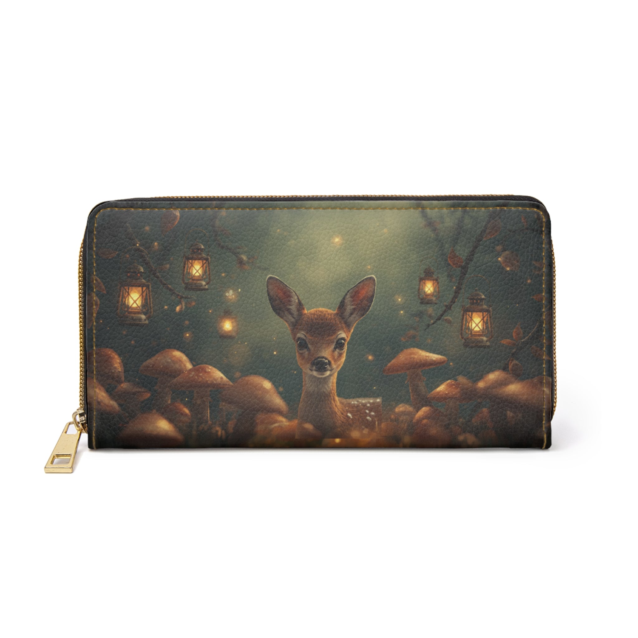 Deer Zipper Wallet