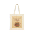 Emotionally Attached to Fictional Characters Vintage Book Lover Canvas Tote