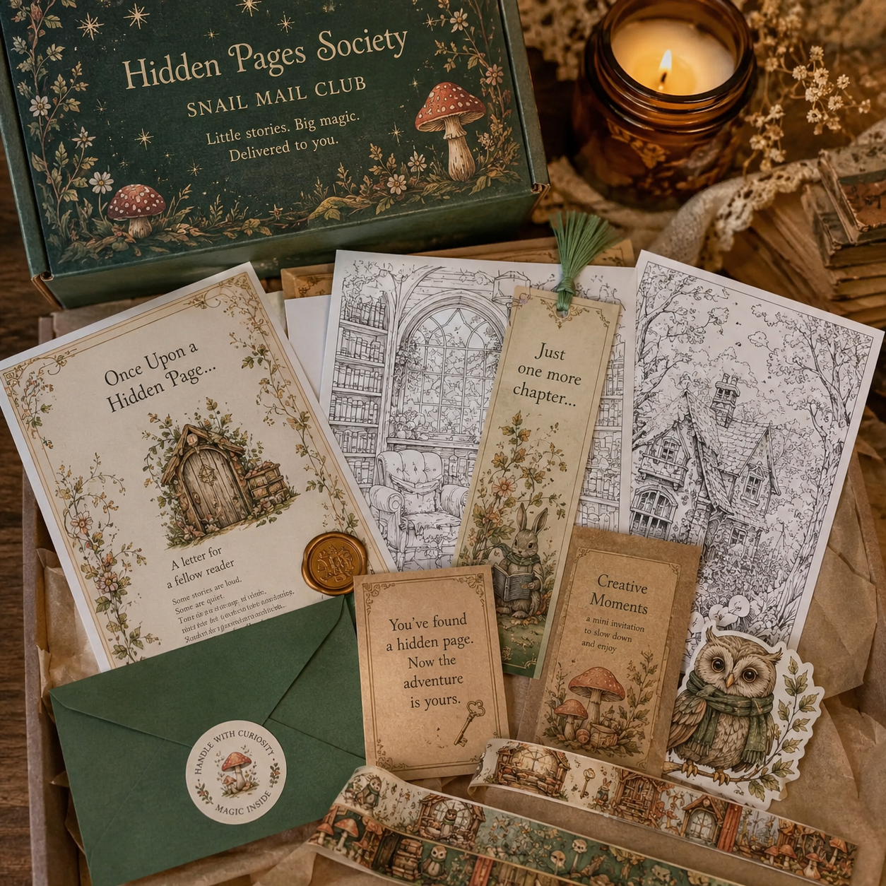 Hidden Pages Society Snail Mail Club